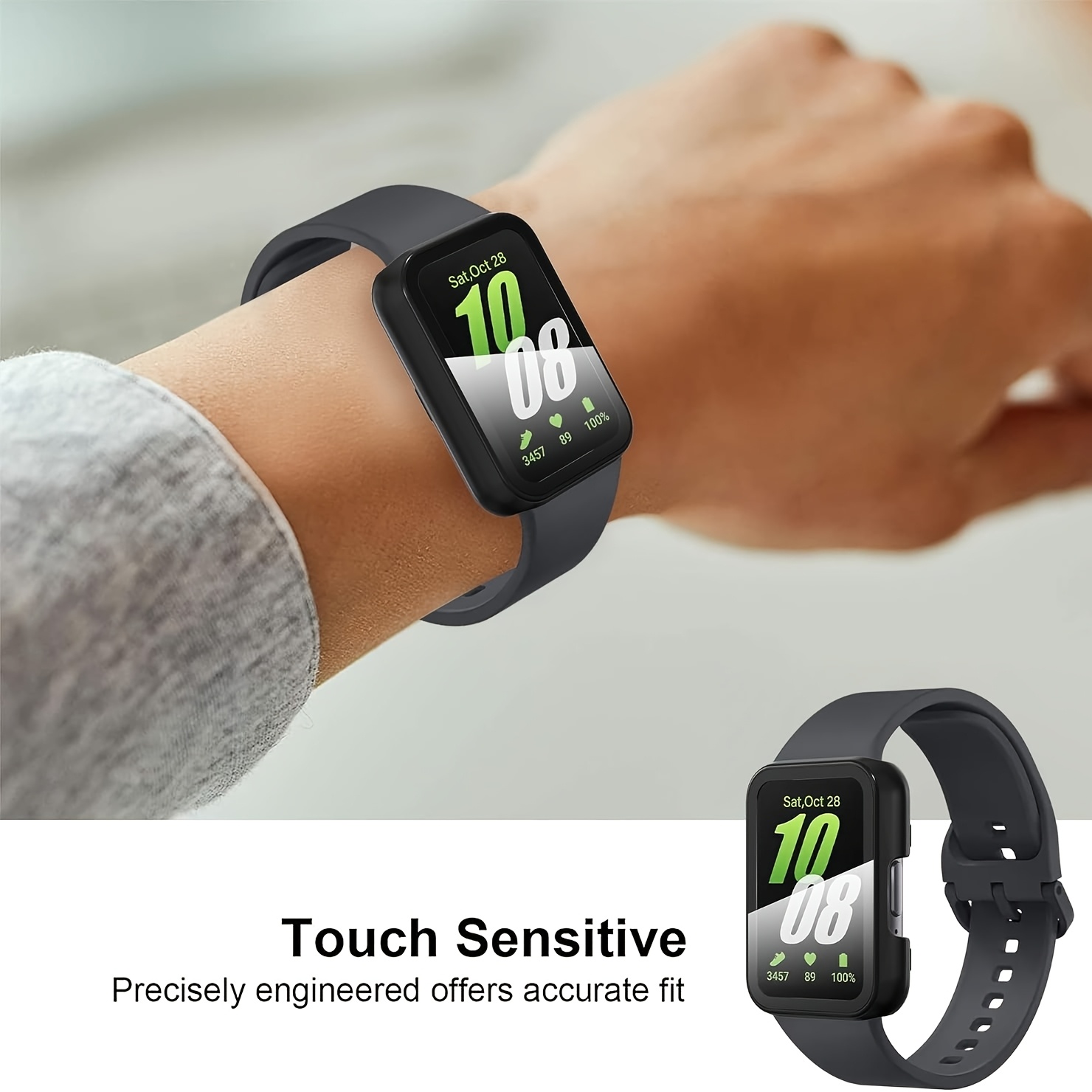 حافظة زجاجية لساعة سامسونج جال - مراجعة Samsung Smartwatch Accessories وسعره