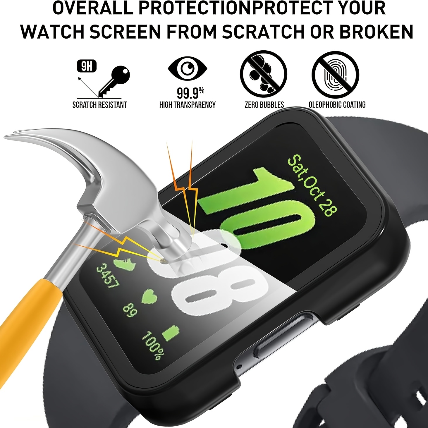 حافظة زجاجية لساعة سامسونج جال - مراجعة Samsung Smartwatch Accessories وسعره