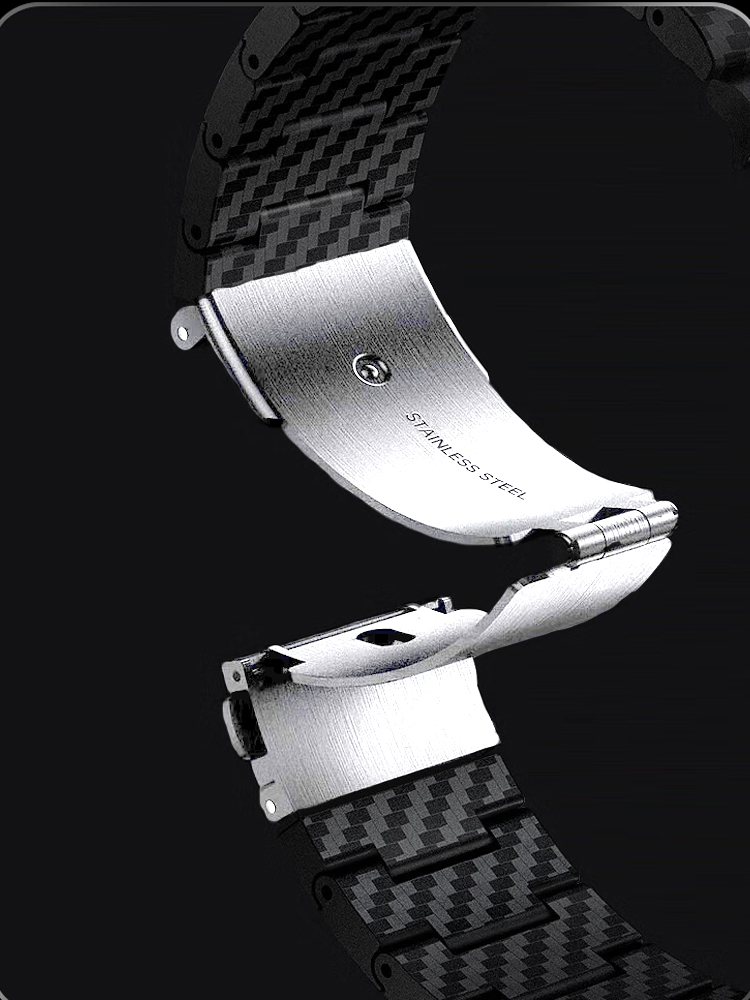 حزام من ألياف الكربون لساعة Xi - مراجعة Xiaomi Smartwatch S4 Accessories وسعره